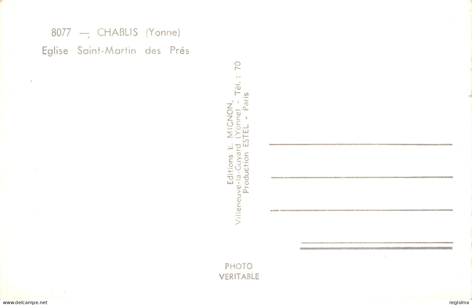 89-CHABLIS-N°T1060-C/0047 - Chablis