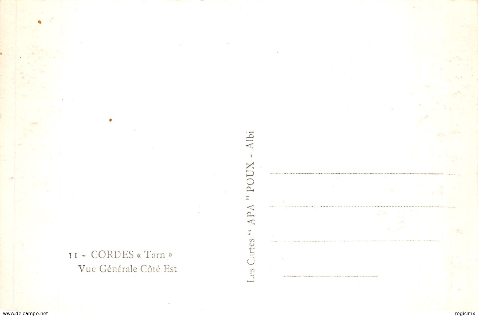 81-CORDES-N°T1060-E/0329 - Cordes