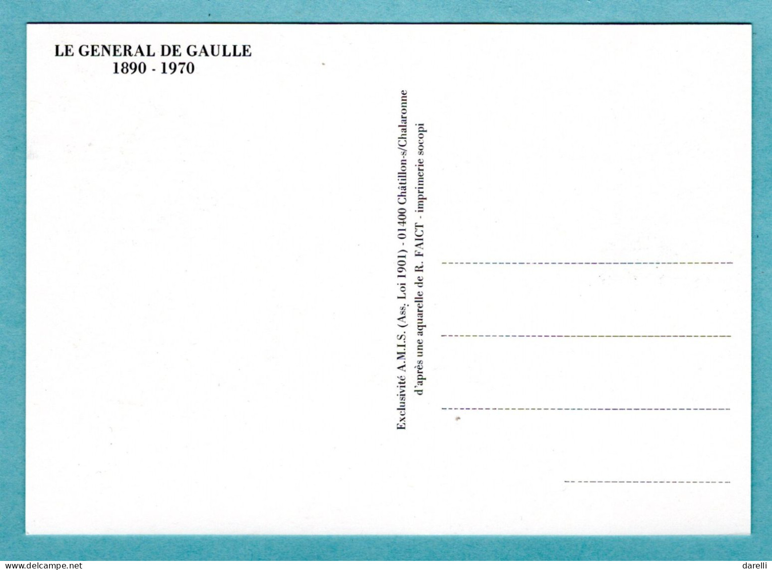 Carte Maximum 1980 - A La Mémoire Du Général De Gaulle - YT 2114 - 69 Lyon - 1980-1989