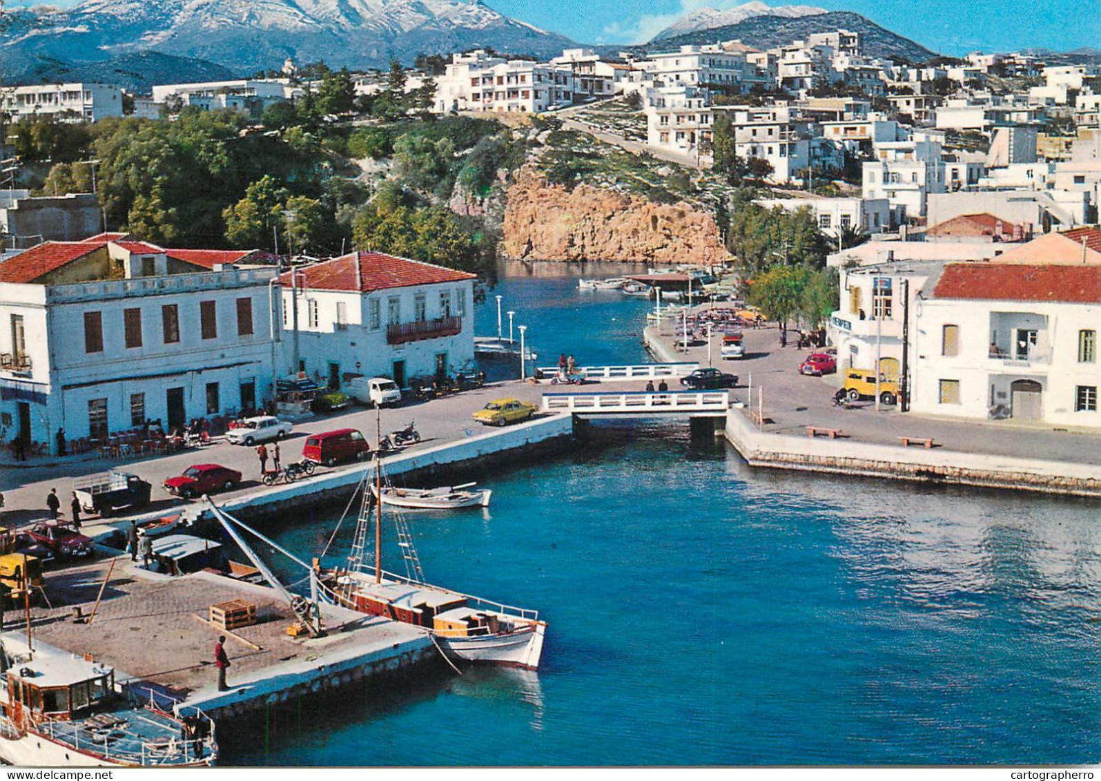 Navigation Sailing Vessels & Boats Themed Postcard Crete Ag. Nikolas - Sailing Vessels