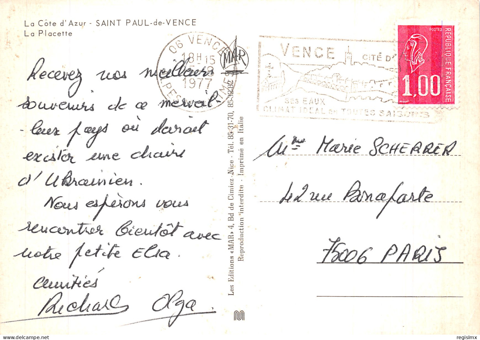 06-SAINT PAUL DE VENCE-N°T1061-A/0025 - Saint-Paul