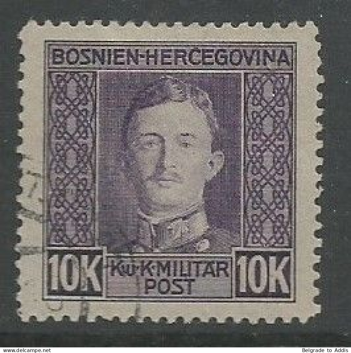 Bosnia Bosnien K.u.K. Austria Hungary Mi.141 Used 1917 - Bosnie-Herzegovine