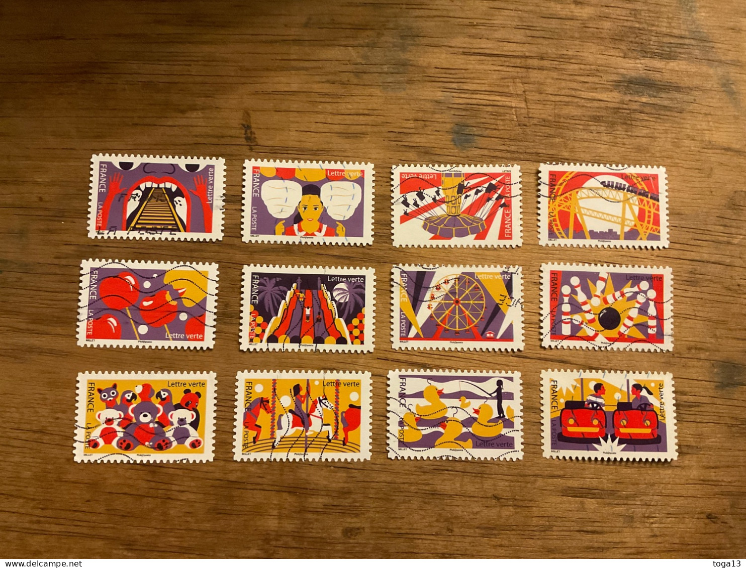 2017, Série Complète Y&T 1430/1441 (ADH42) - Used Stamps