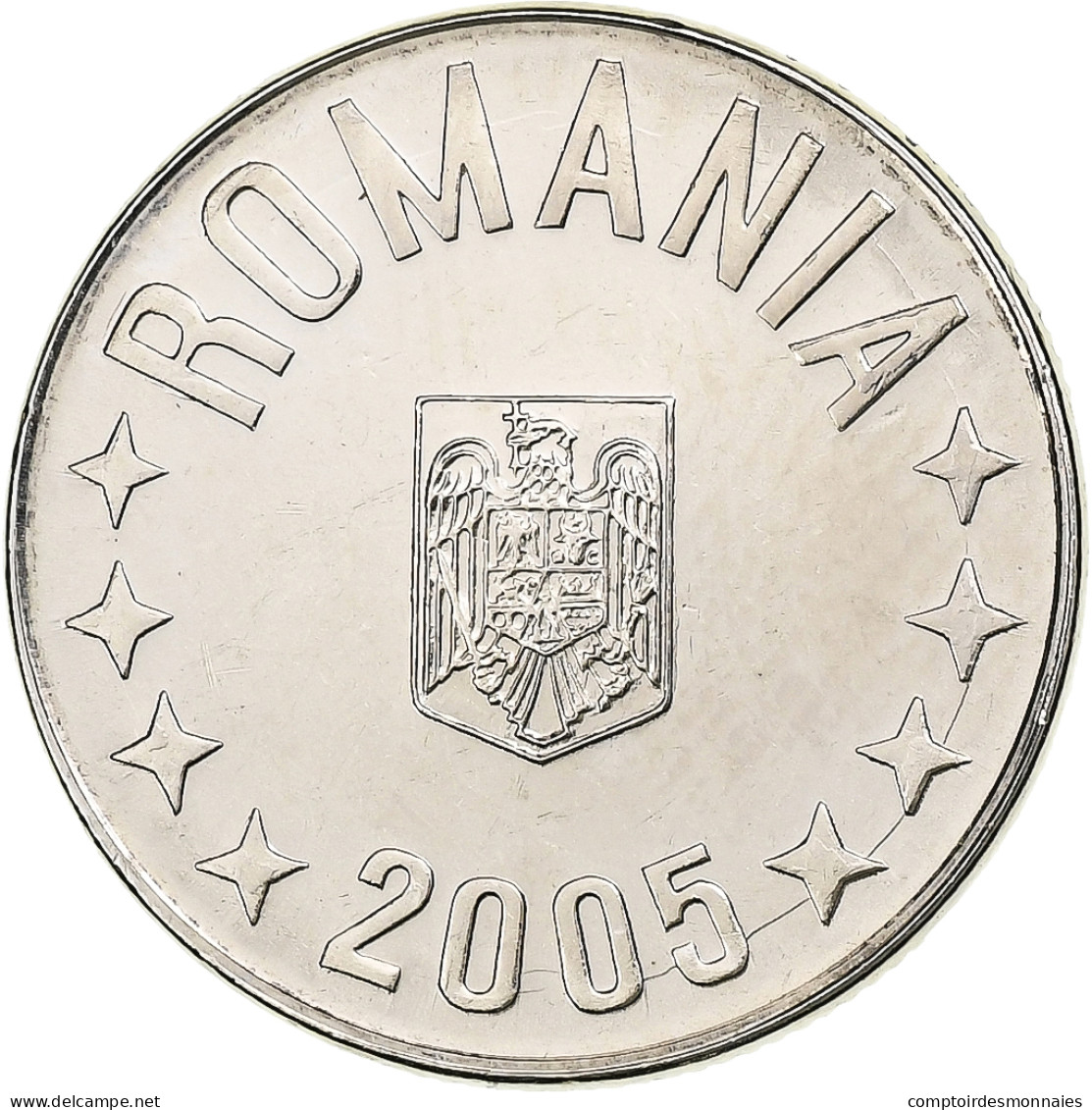Roumanie, 10 Bani, 2005, Bucharest, Nickel Plaqué Acier, TTB, KM:191 - Romania