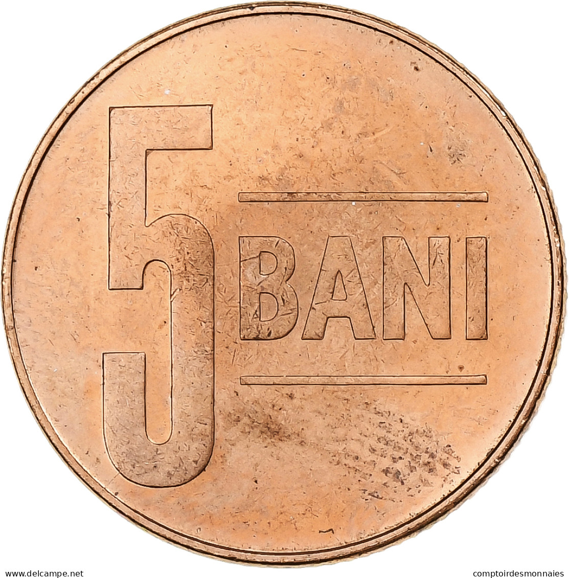 Roumanie, 5 Bani, 2005, Acier Plaqué Cuivre, SUP, KM:190 - Rumania