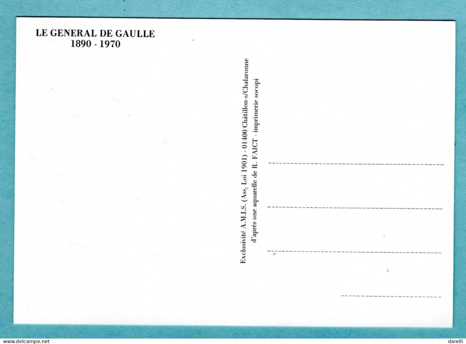 Carte Maximum Oblitération 1980 - Général De Gaulle - YT 2114 - Paris - 1980-1989