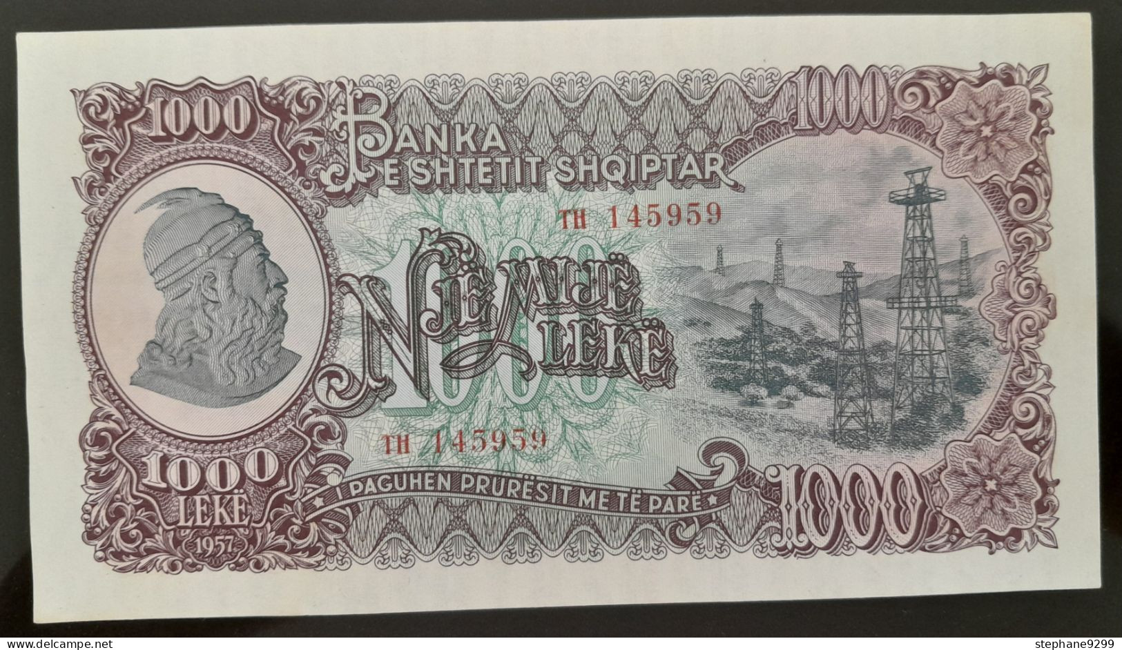 ALBANIE 1000 LEKE 1957 NEUF/UNC - Albanië