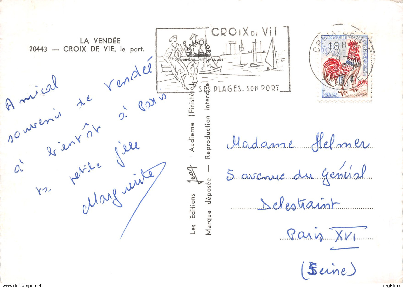 85-CROIX DE VIE-N°T1061-E/0195 - Autres & Non Classés