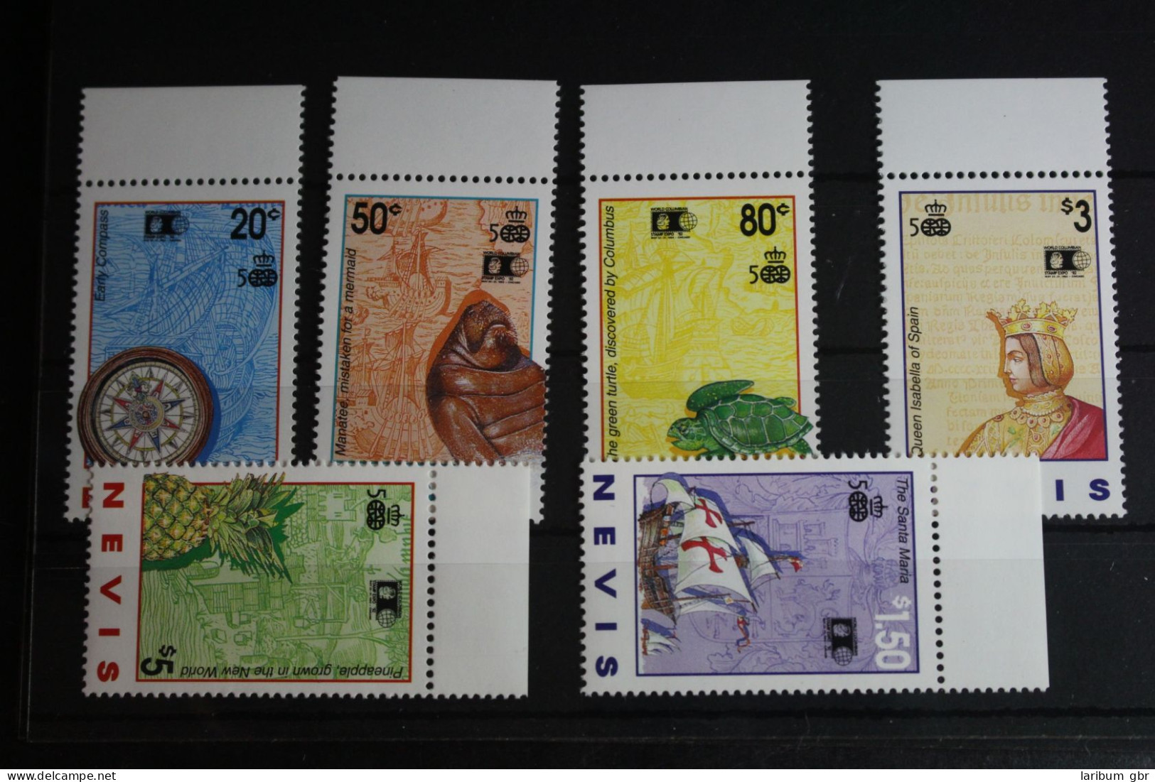 Nevis 677-682 Postfrisch Schifffahrt #FR504 - St.Kitts Und Nevis ( 1983-...)