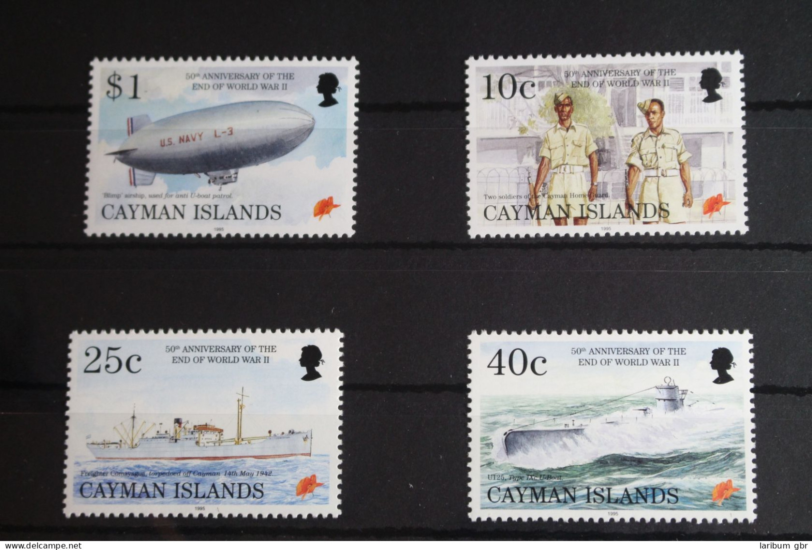 Cayman Islands 738-741 Postfrisch Geschichte 2. Weltkrieg #FR658 - Kaimaninseln