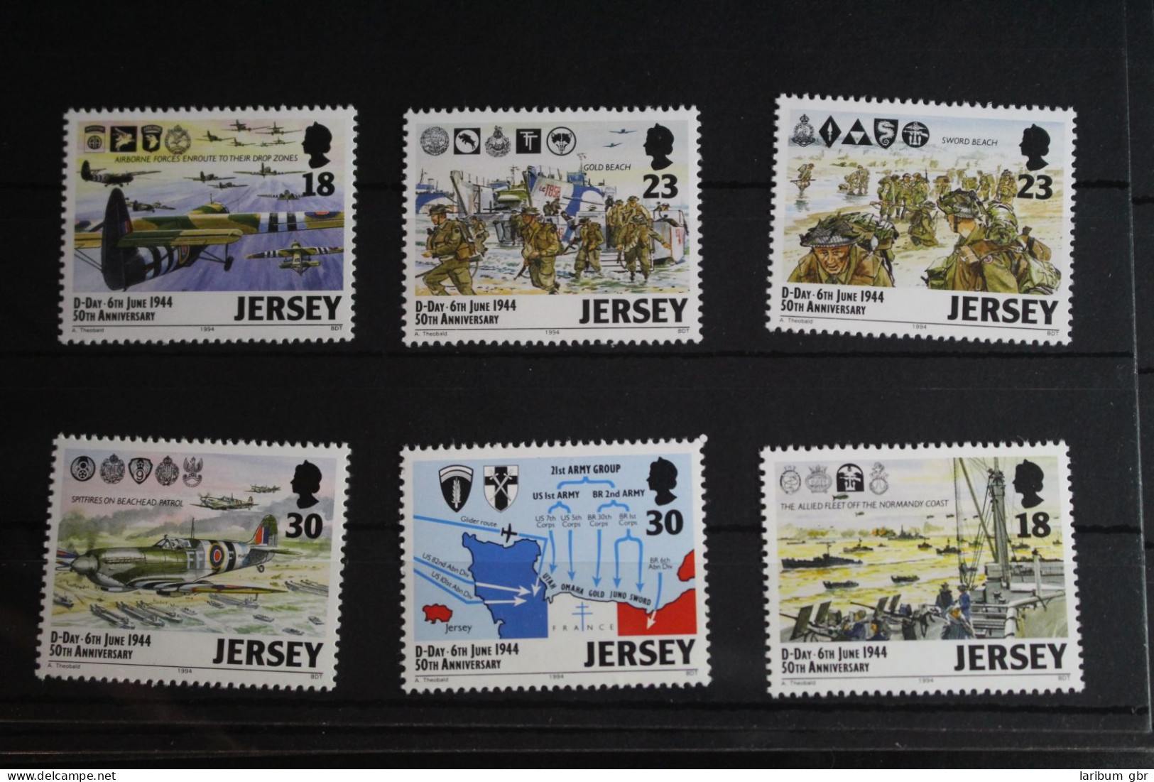 Großbritannien Jersey 654-659 Postfrisch Geschichte 2. Weltkrieg #FR633 - Jersey