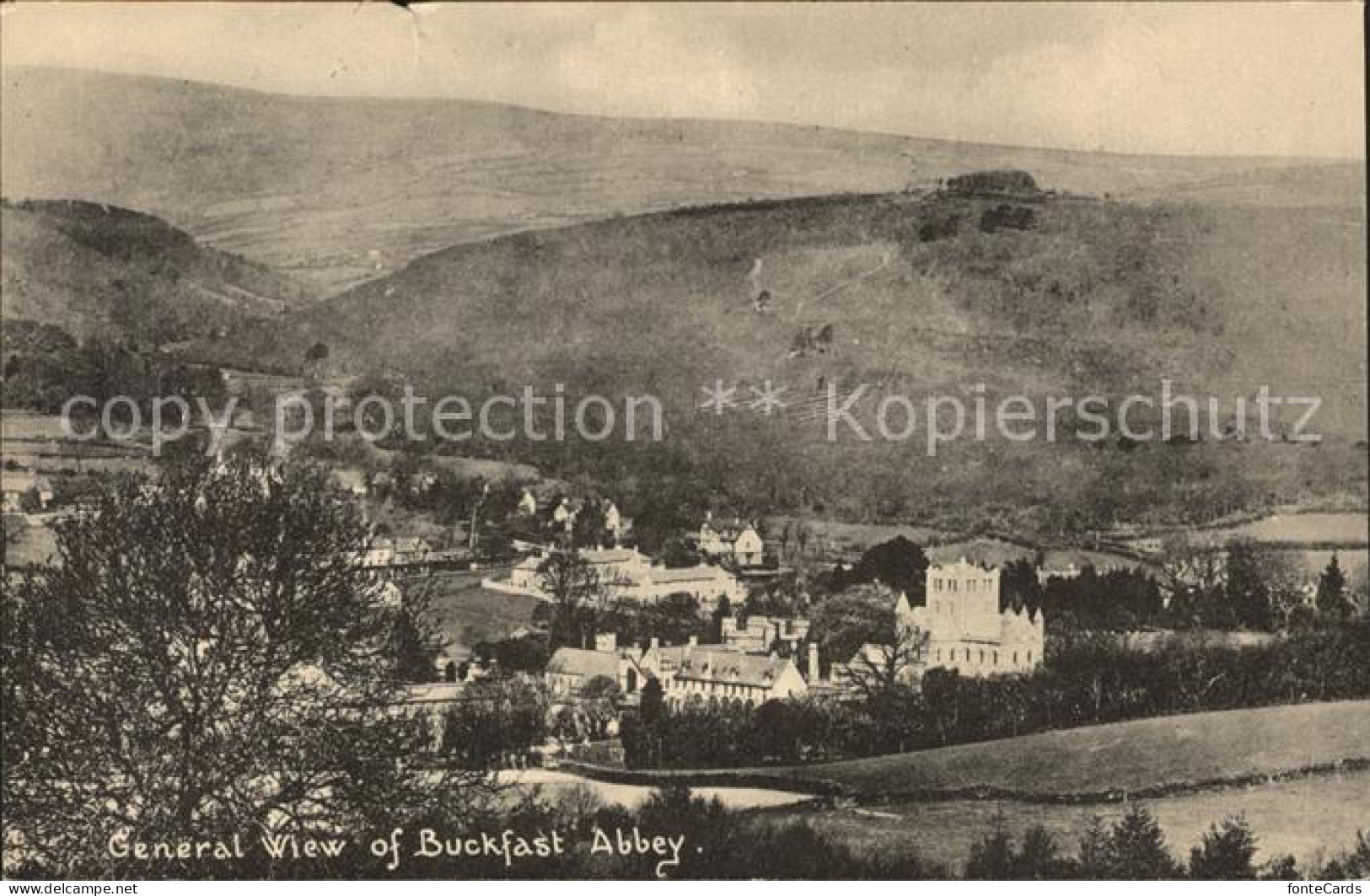 12001511 Buckfastleigh General View Of Buckfast Abbey United Kingdom - Autres & Non Classés