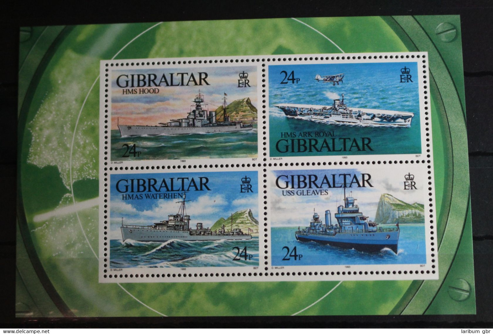 Gibraltar Block 18 Mit 658-661 Postfrisch Schiffe Boote #FR770 - Gibilterra