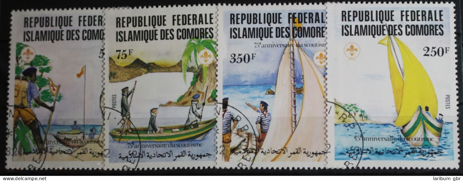 Komoren 652-655 Gestempelt #FR822 - Komoren (1975-...)