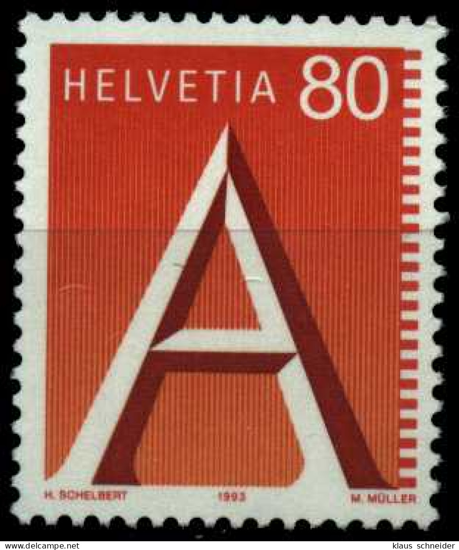 SCHWEIZ 1993 Nr 1490 Postfrisch S138ED6 - Unused Stamps