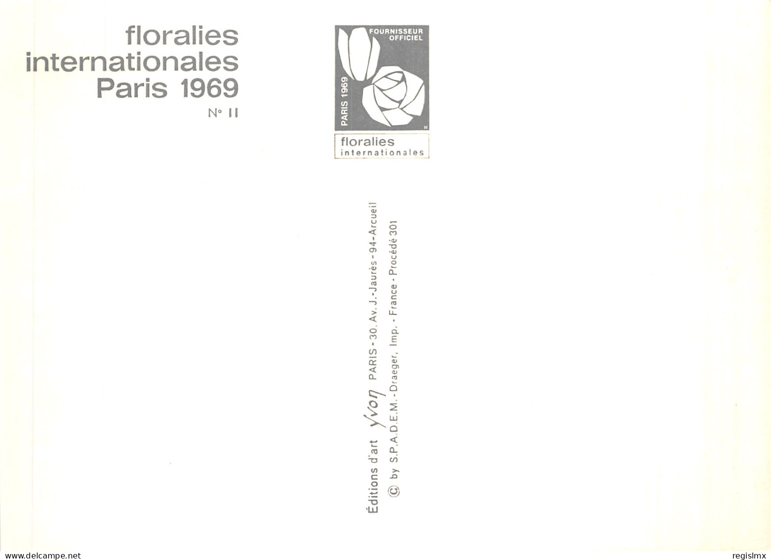 75-PARIS LES FLORALIES INTERNATIONALES 1969-N°T1062-A/0313 - Expositions