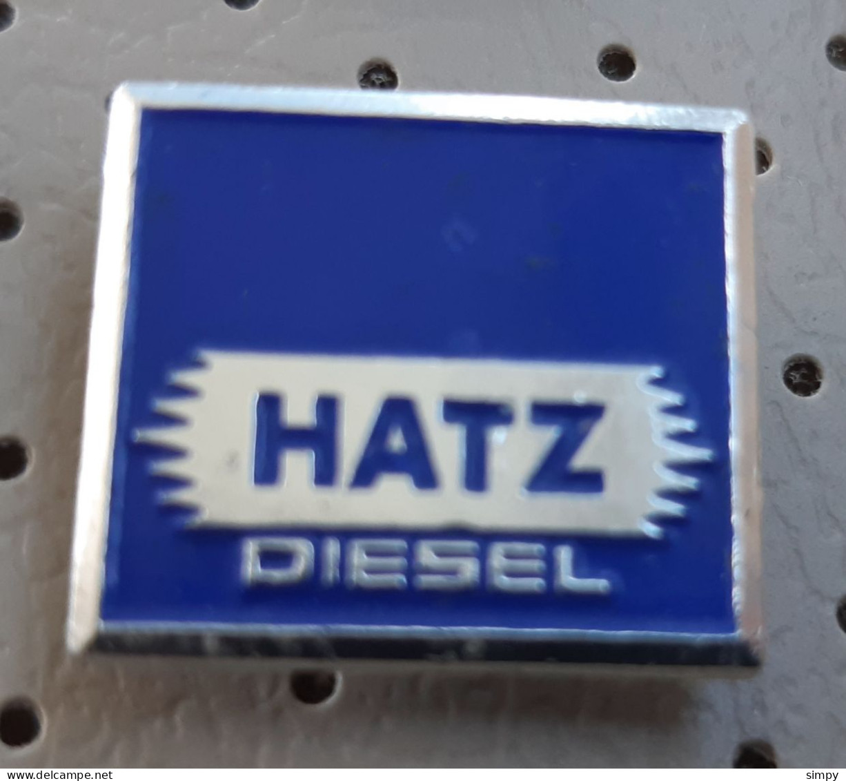 HATZ Diesel Industrial Diesel Engine Logo Vintage Germany Pin - Other & Unclassified