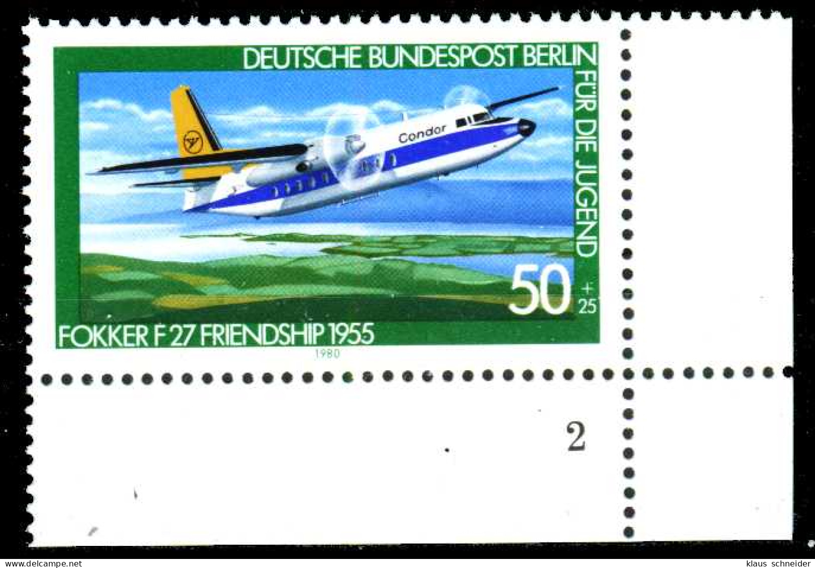 BERLIN 1980 Nr 618 Postfrisch FORM2 X1D5C8E - Nuevos