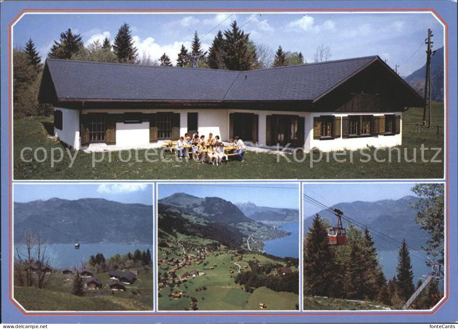 12001358 Emmetten Ferienhaus Rotifluh Massenlager Totalansicht Seilbahn Emmetten - Autres & Non Classés