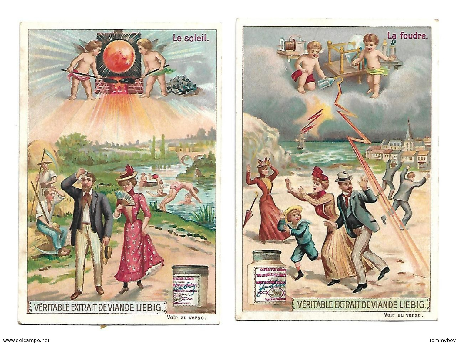 S 784, Liebig 6 Cards, Intempéries (ref B21) - Liebig