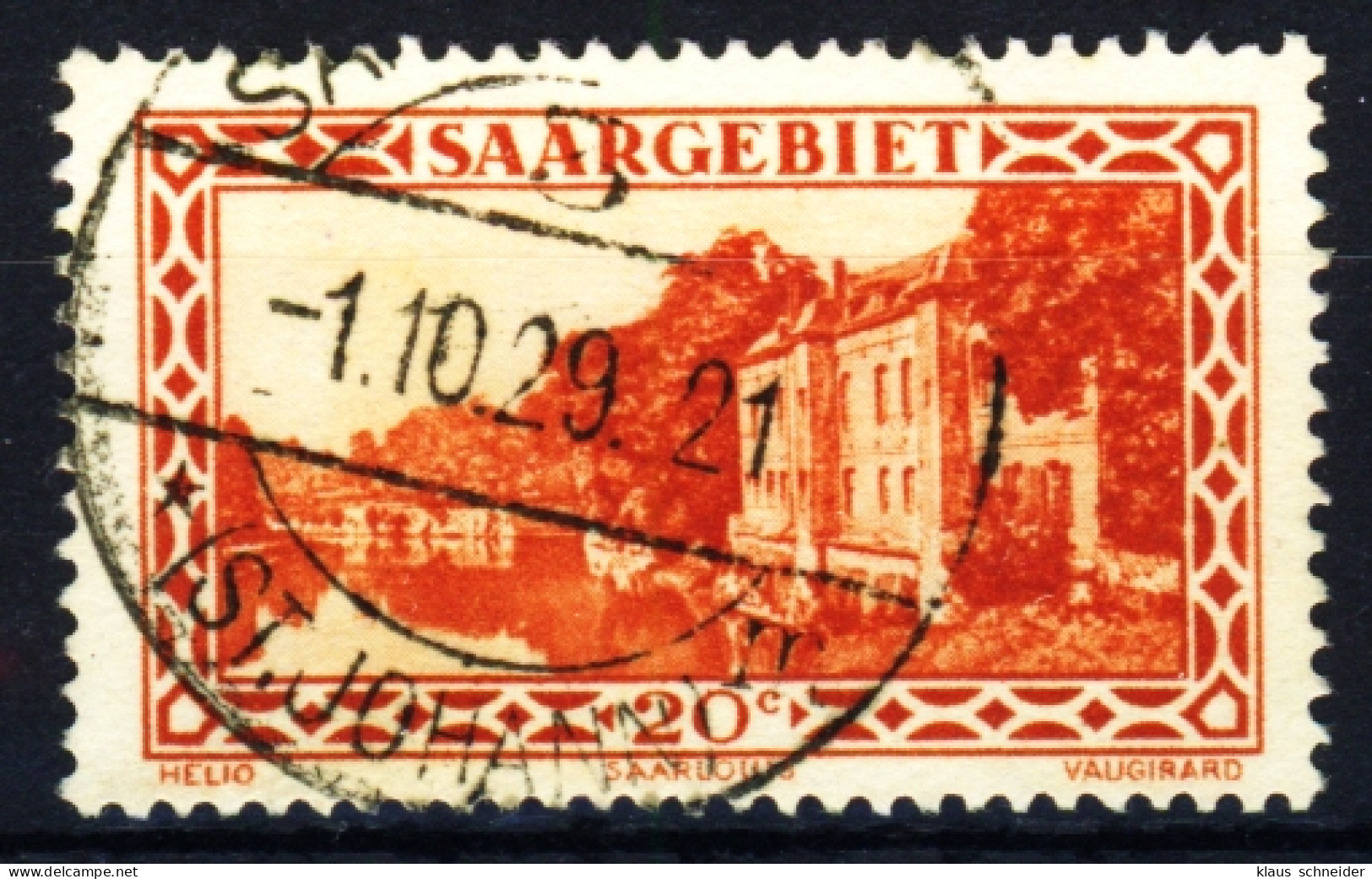 SAARGEBIET 1926 Nr 110 Zentrisch Gestempelt X3BEDFE - Used Stamps