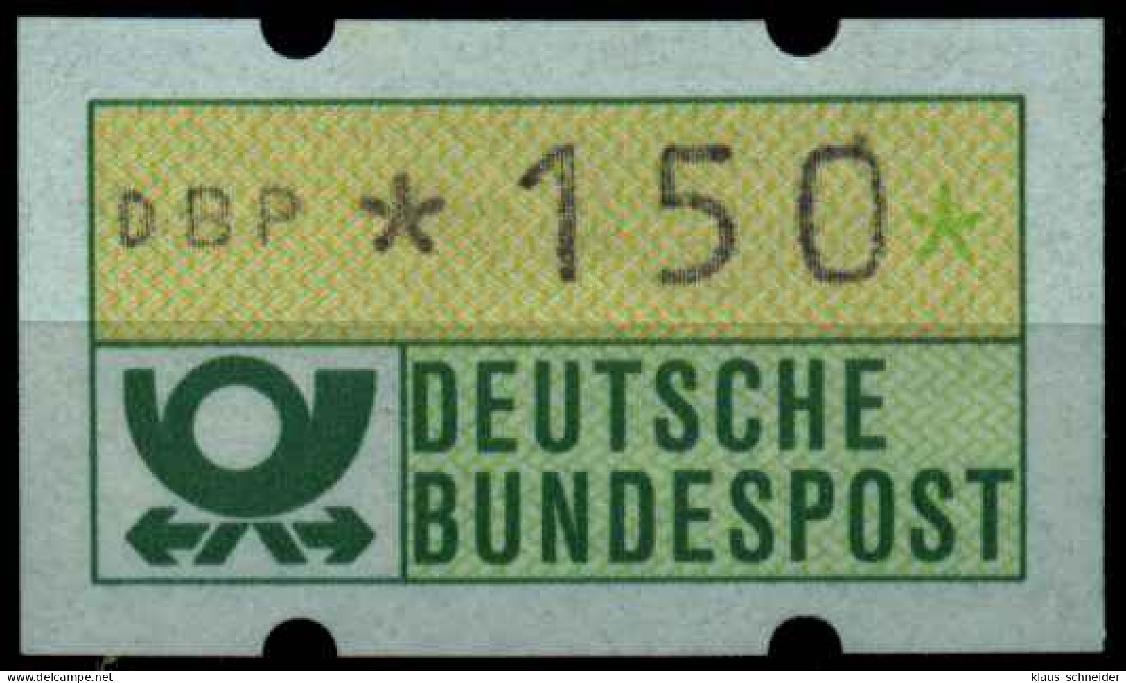 BRD ATM 1981 Nr 1-1-150R Postfrisch S7F524A - Automaatzegels [ATM]