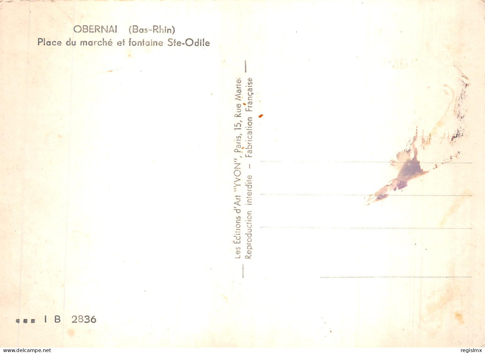 67-OBERNAI-N°T1063-B/0031 - Obernai