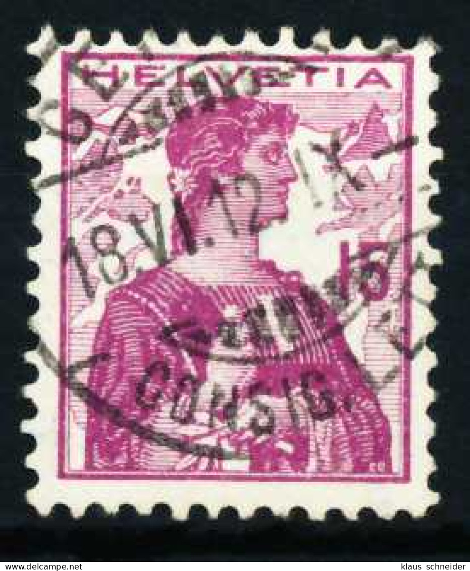 SCHWEIZ 1909 Nr 116 Zentrisch Gestempelt X4C62EA - Usati