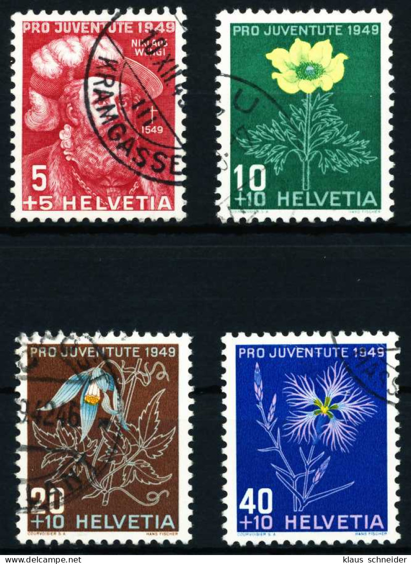 SCHWEIZ PRO JUVENTUTE Nr 541-544 Gestempelt X4C9A36 - Used Stamps