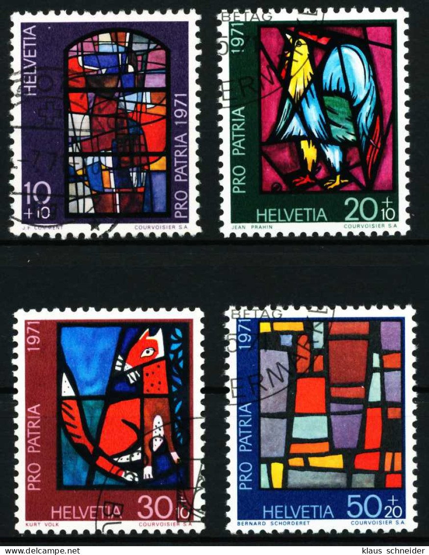 SCHWEIZ PRO PATRIA Nr 949-952 Gestempelt X54BA66 - Used Stamps