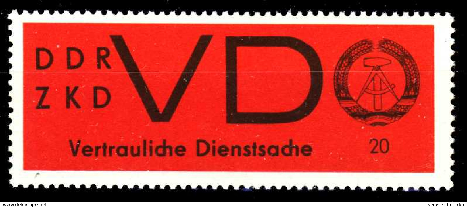DDR DIENST VD Nr 3x Postfrisch S92AF82 - Altri & Non Classificati