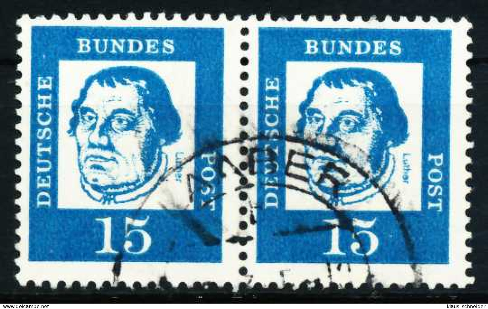BRD DS BED. DEUT. Nr 351y Gestempelt WAAGR PAAR X580BEA - Used Stamps