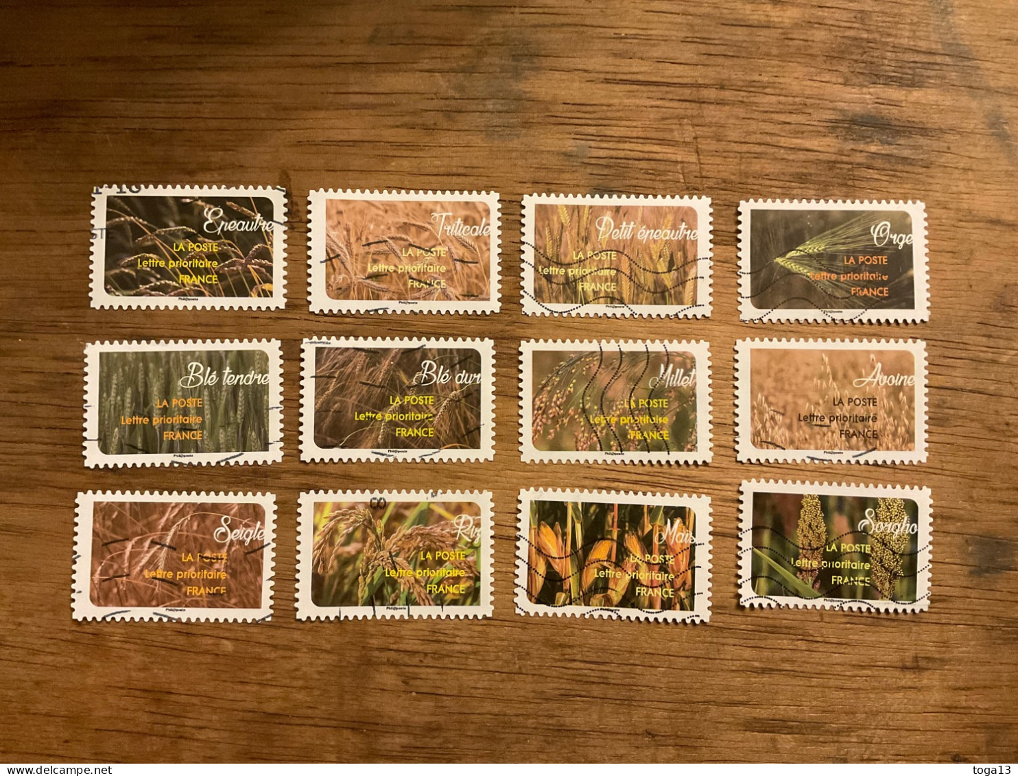 2017, Série Complète Y&T 1442/1453 (ADH43) - Used Stamps