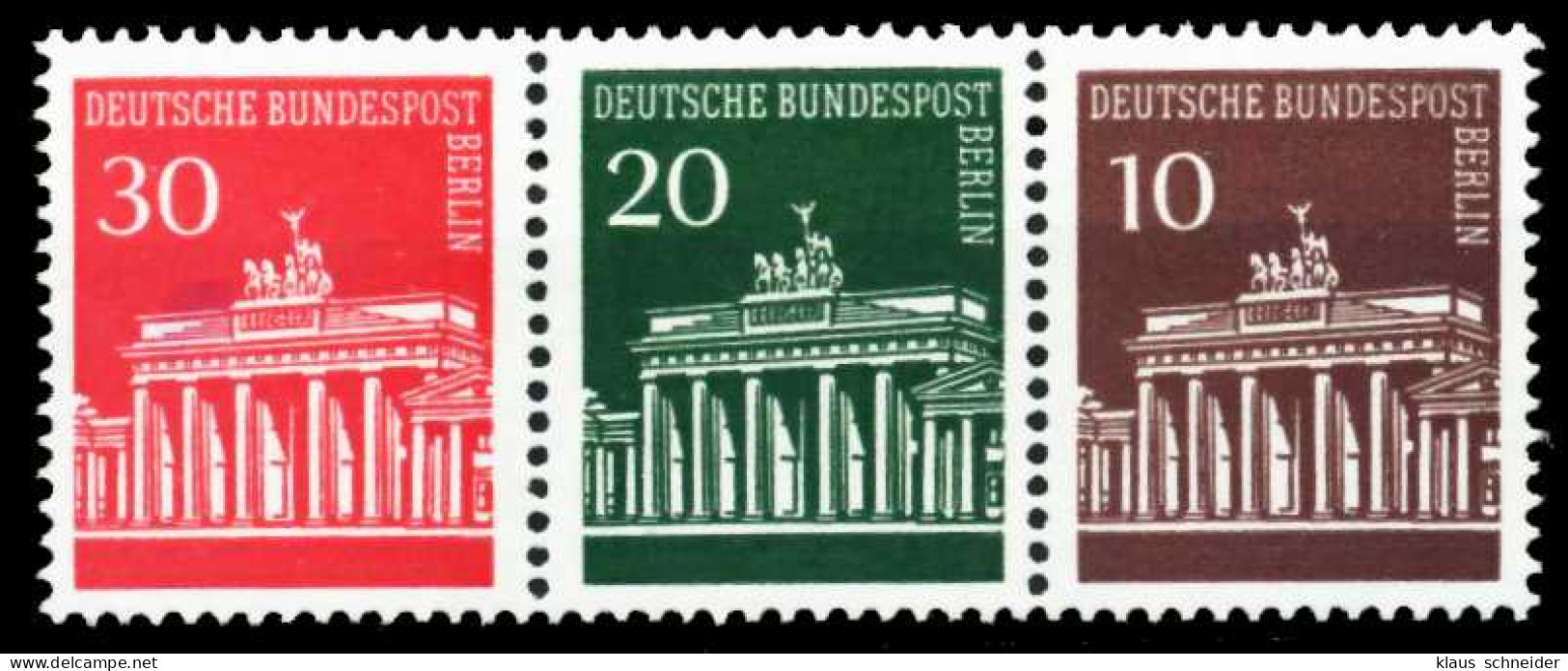 BERLIN ZUSAMMENDRUCK Nr W43 Postfrisch 3ER STR S9F035E - Zusammendrucke