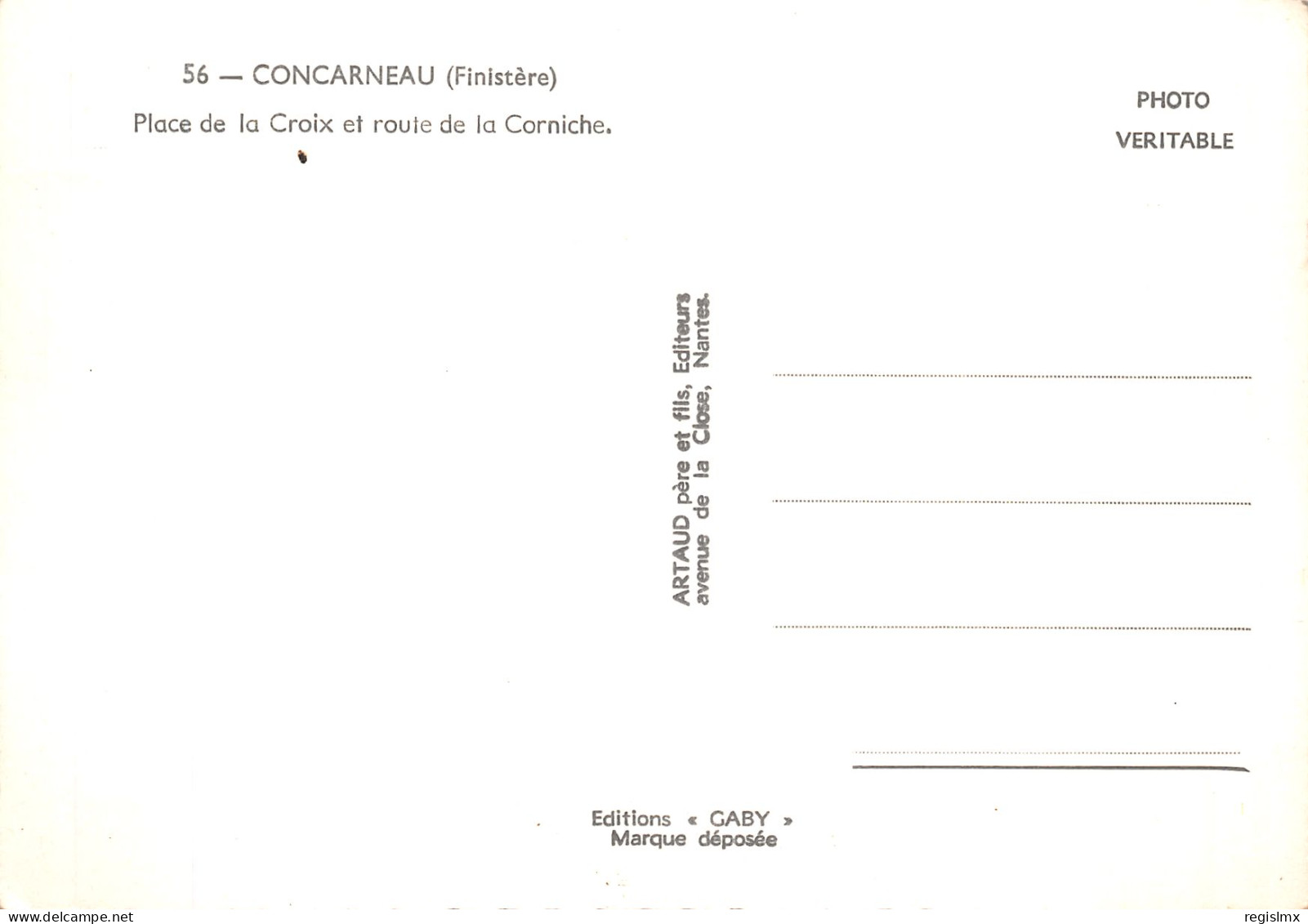 29-CONCARNEAU-N°T1062-F/0187 - Concarneau