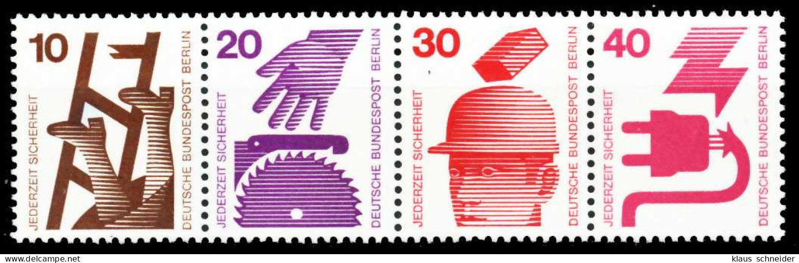 BERLIN ZUSAMMENDRUCK Nr W46 Und W50 Postfrisch 4ER STR X5EF36E - Zusammendrucke