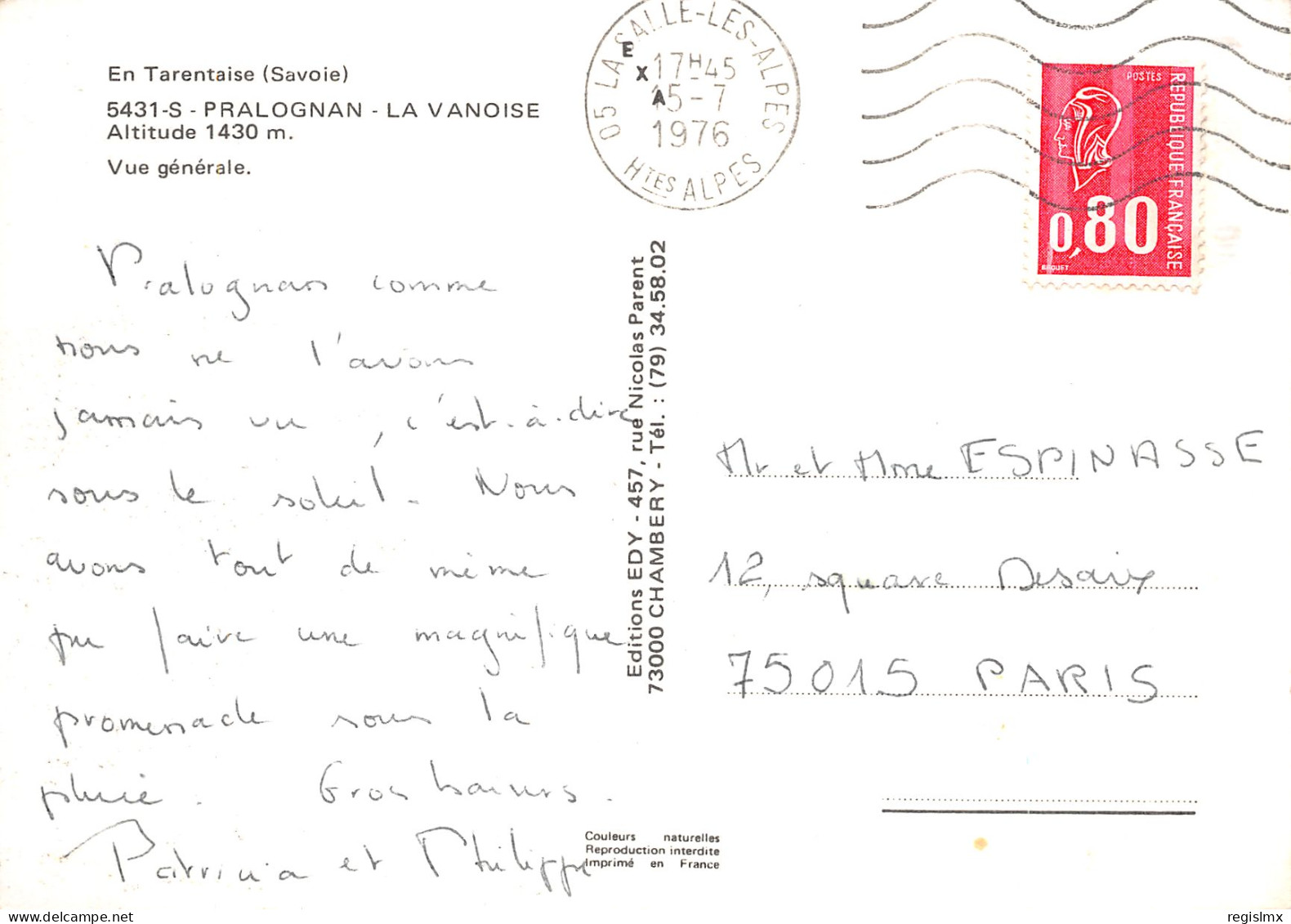 73-PRALOGNAN LA VANOISE-N°T1063-D/0197 - Pralognan-la-Vanoise