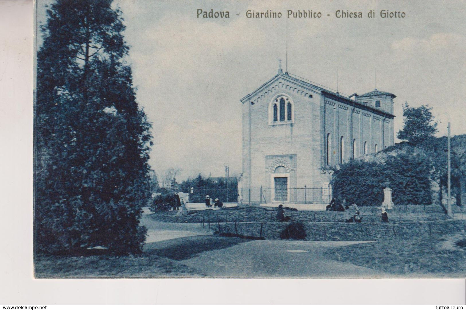 PADOVA  GIARDINO PUBBLICO  CHIESA DI GIOTTO  NO VG - Padova