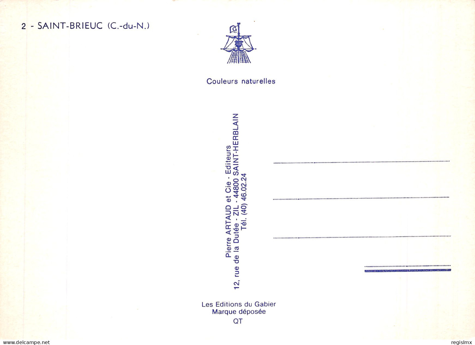 22-SAINT BRIEUC-N°T1063-C/0279 - Saint-Brieuc