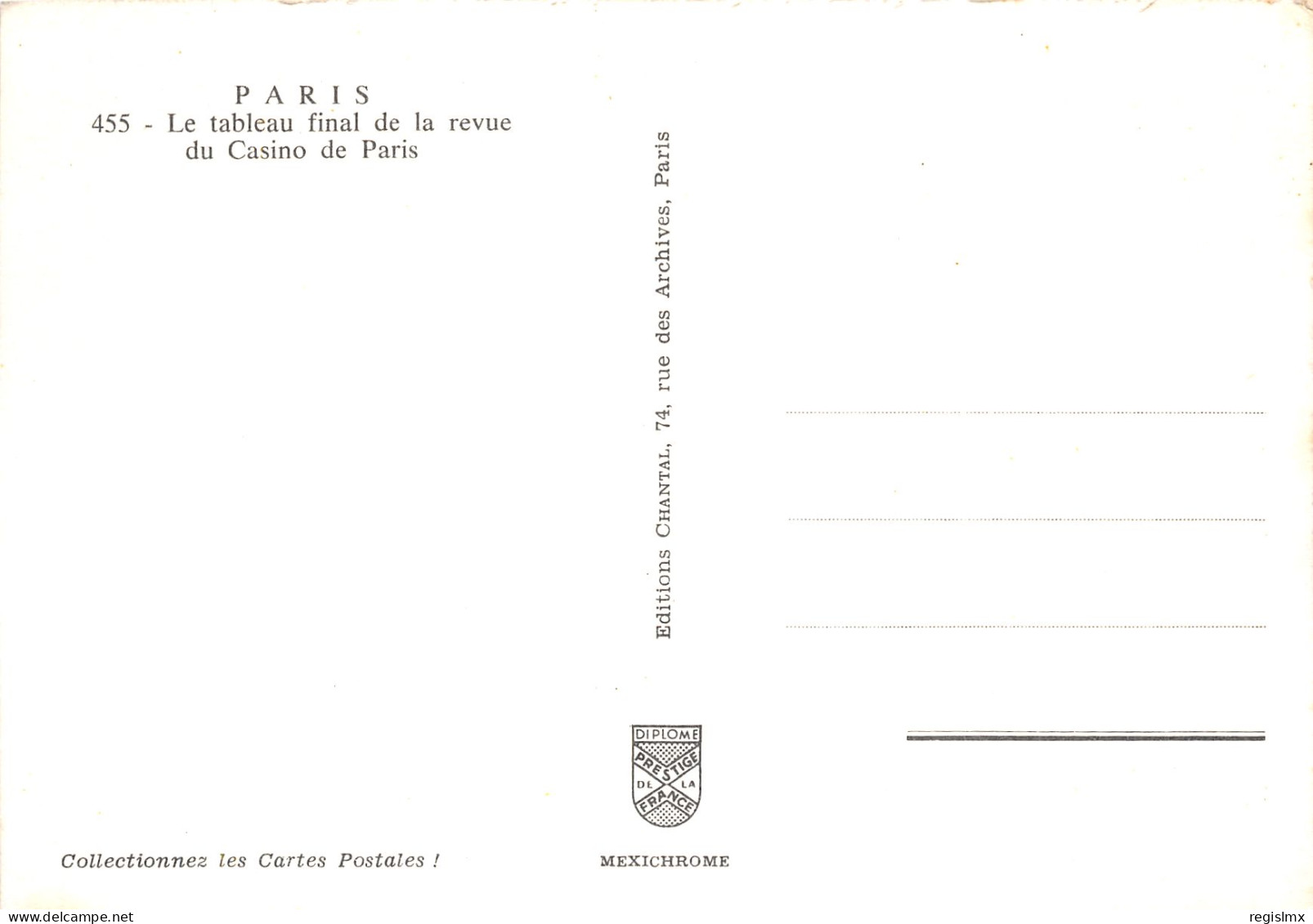 75-PARIS REVUE DU CASINO DE PARIS-N°T1063-F/0297 - Autres & Non Classés