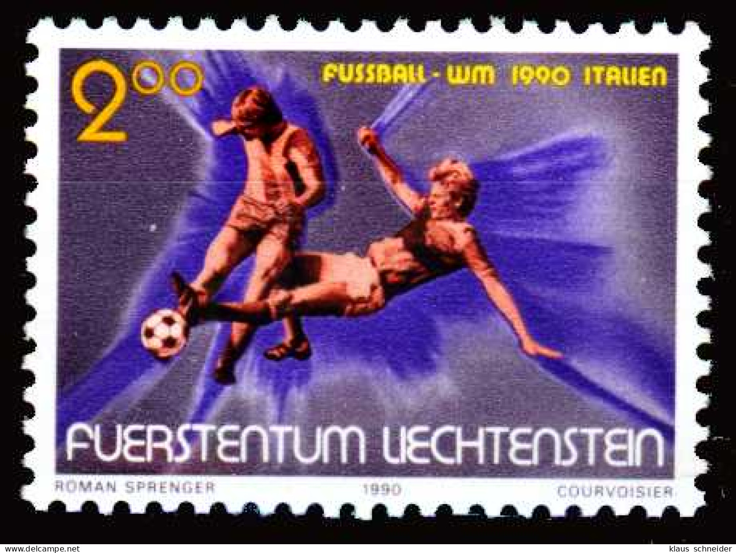 LIECHTENSTEIN 1990 Nr 987 Postfrisch SA18C26 - Unused Stamps