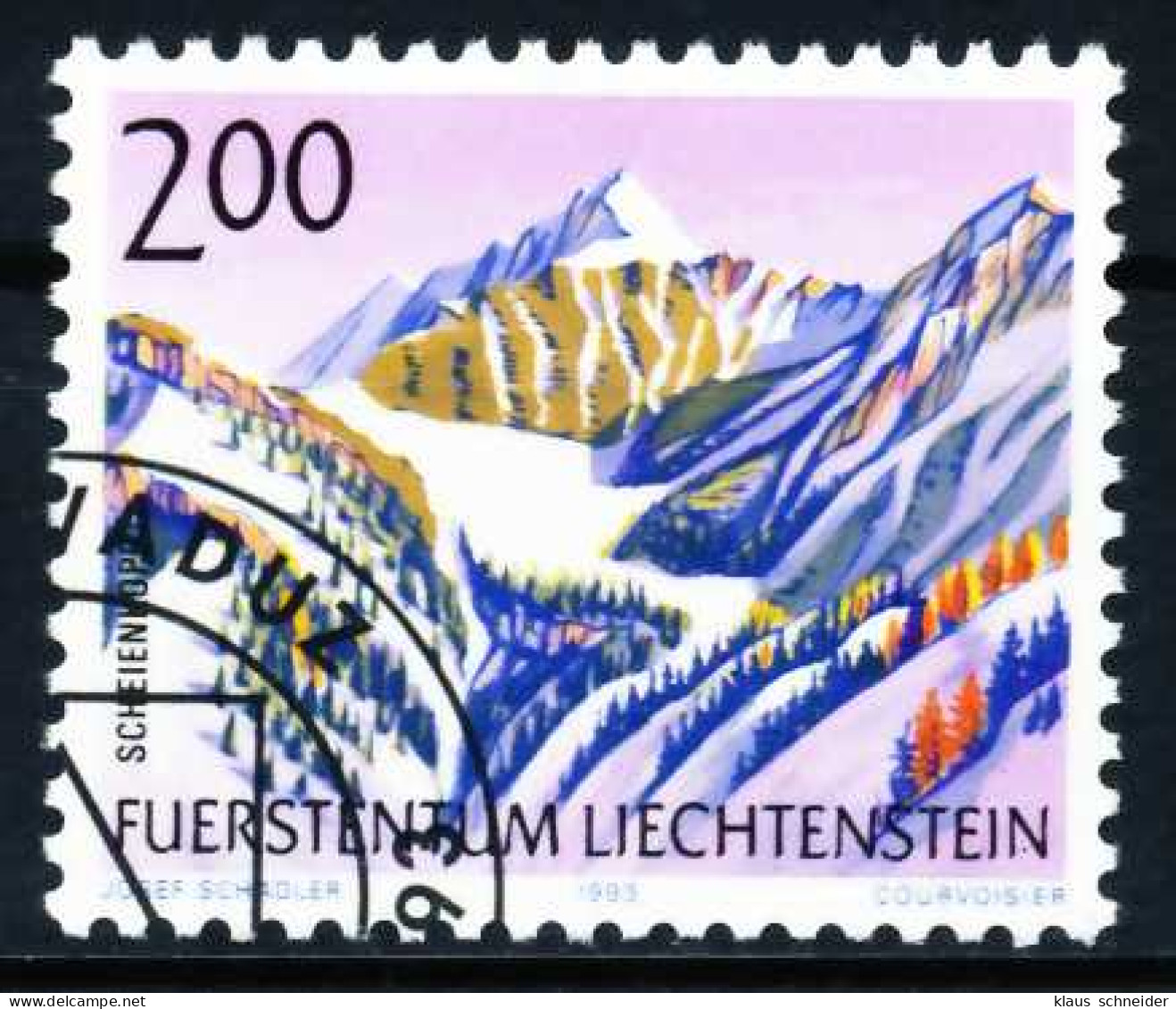 LIECHTENSTEIN 1993 Nr 1059 Gestempelt SA19092 - Used Stamps