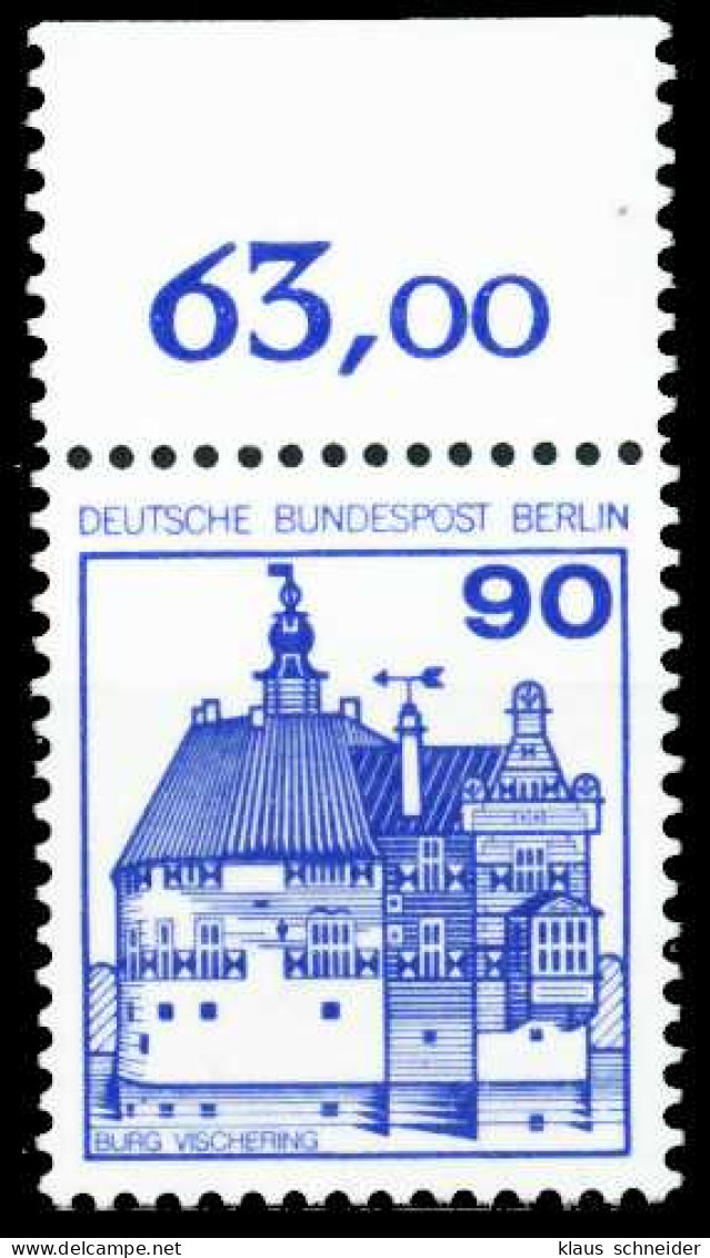 BERLIN DS BURGEN U. SCHLÖSSER Nr 588 Postfrisch ORA X60DC46 - Nuevos