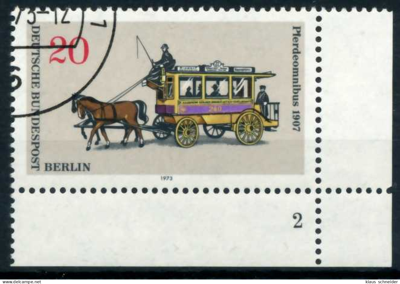 BERLIN 1973 Nr 446 Gestempelt FORM2 X610D62 - Oblitérés