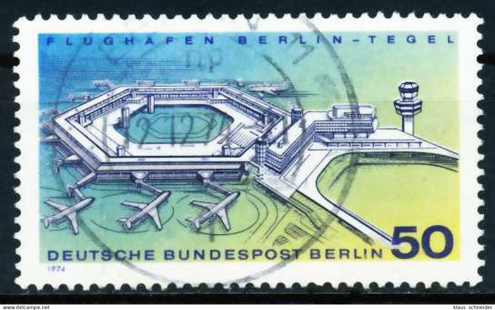 BERLIN 1974 Nr 477 Zentrisch Gestempelt X614742 - Oblitérés