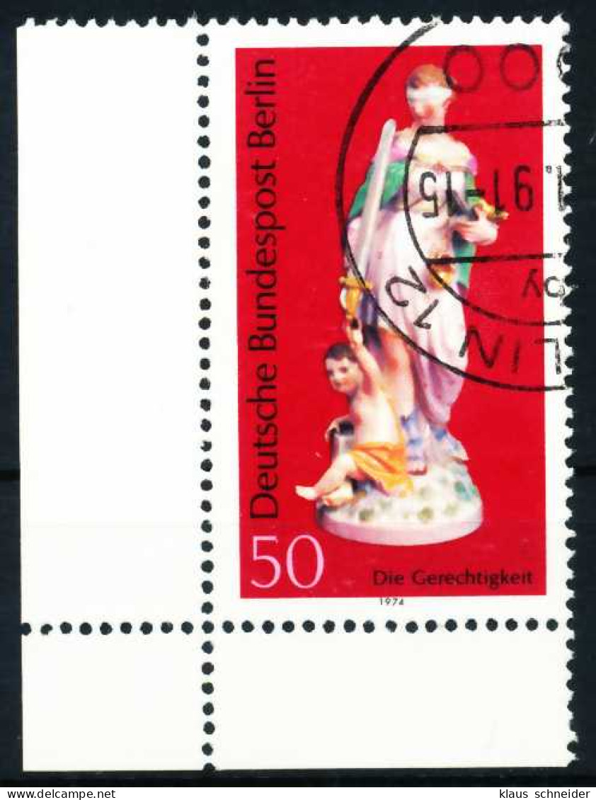 BERLIN 1974 Nr 480 Gestempelt ECKE-ULI X61475A - Used Stamps