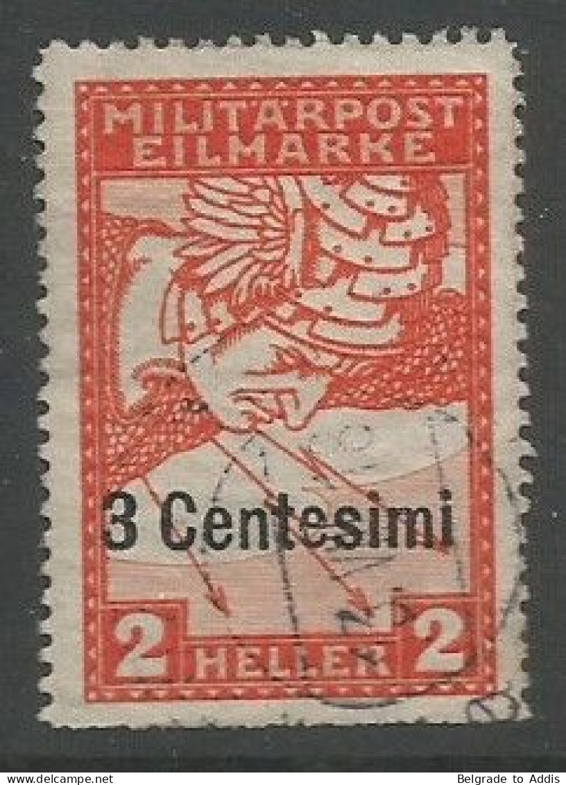 Italia Italien K.u.K. Austria Hungary Mi.24 Express Overprinted Used 1918 - Oostenrijkse Bezetting