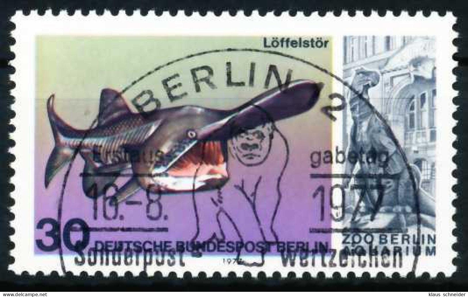 BERLIN 1977 Nr 553 Zentrisch Gestempelt X61E8D2 - Usados