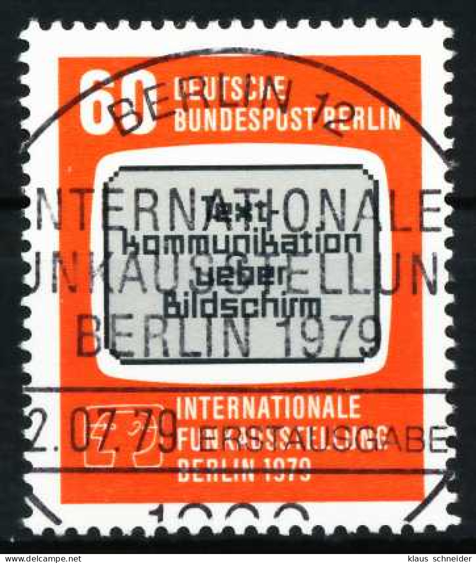 BERLIN 1979 Nr 600 Zentrisch Gestempelt X620CFA - Used Stamps