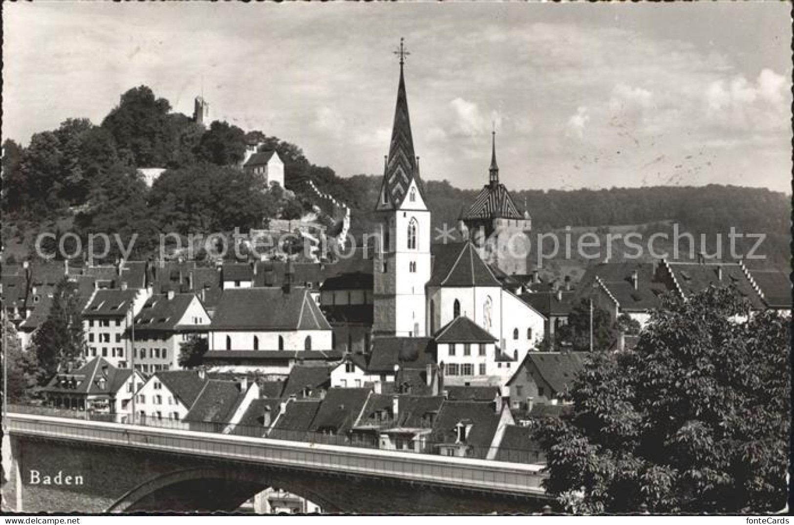 12001103 Baden AG Kirche Baden - Sonstige & Ohne Zuordnung